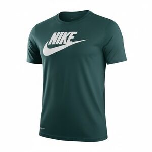 Nike Dri-fit Men's athletic cut short sleeve t shirt XL-Dk Green Athleisure